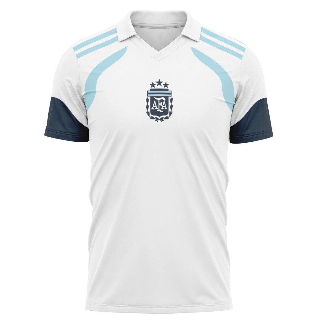 Messi AOP 3D V-neck Polo Shirt Argentina World Cup 2026