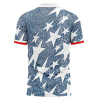USA Retro AOP 3D V-neck Polo Shirt World Cup 2026