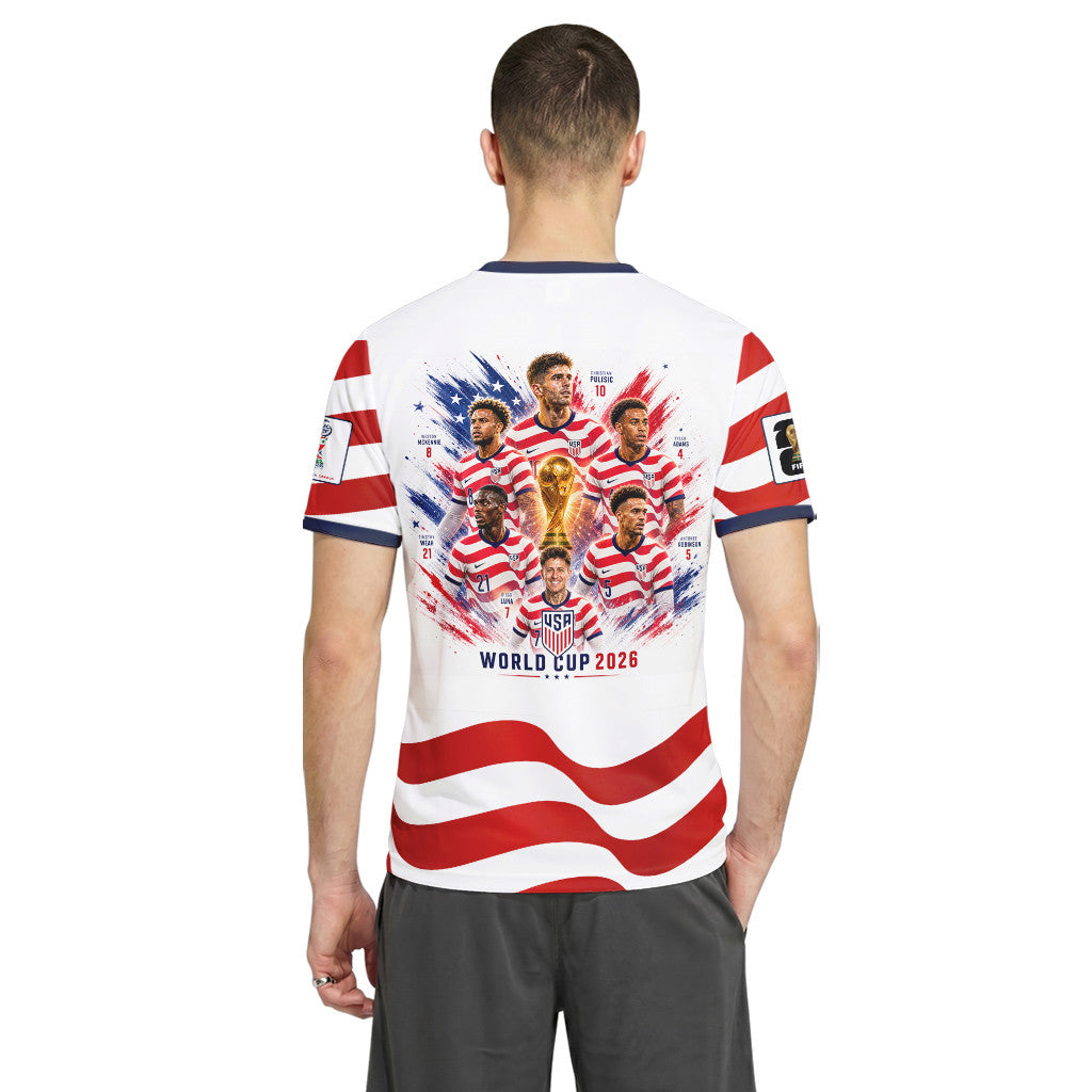 USA World Cup 2026 Team Tribute AOP T-Shirt
