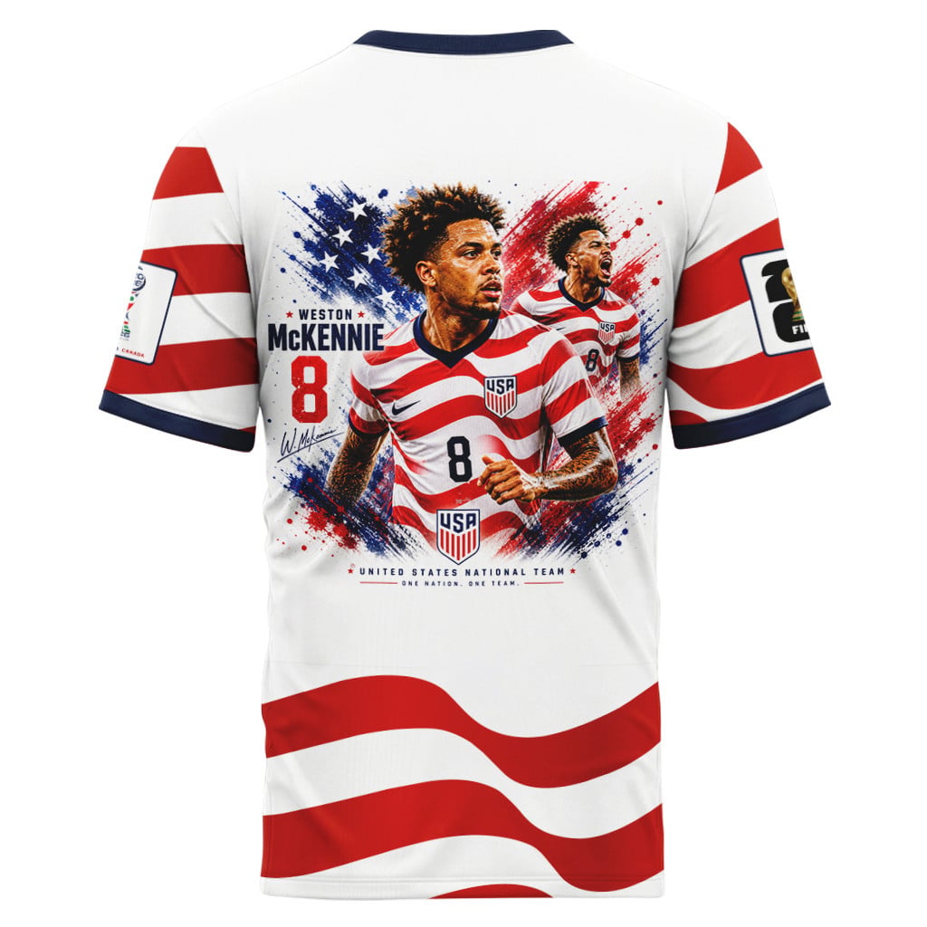 Weston McKennie AOP T-Shirt 2026 USA World Cup