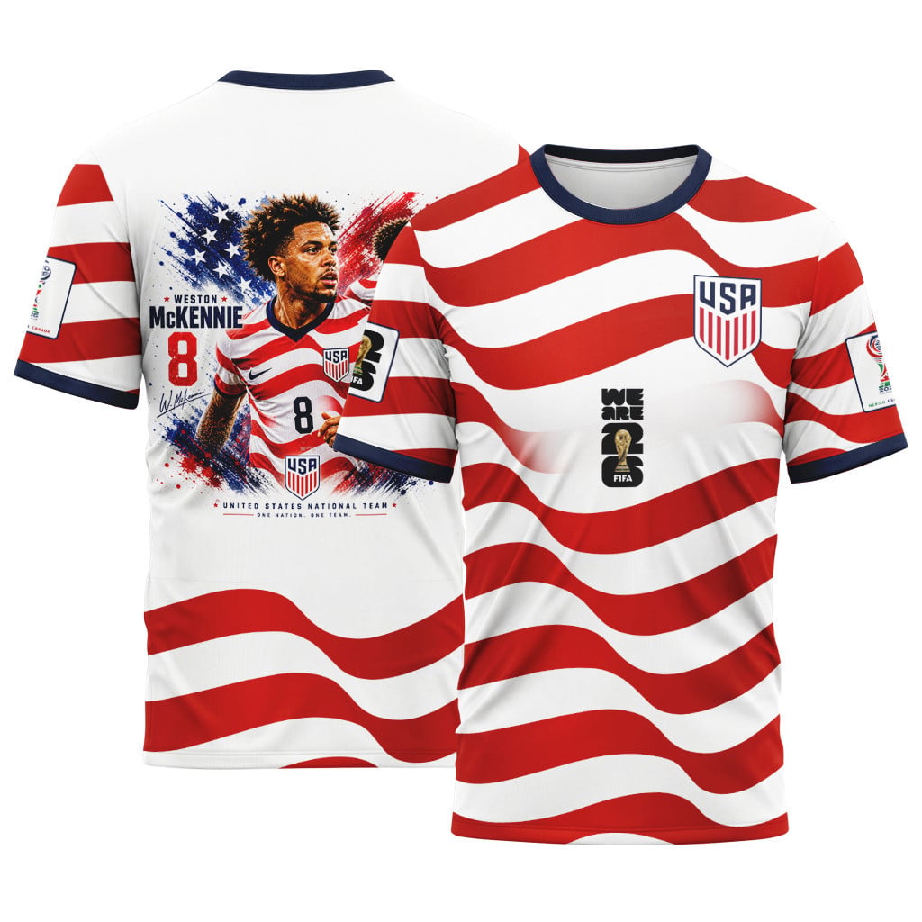 Weston McKennie AOP T-Shirt 2026 USA World Cup