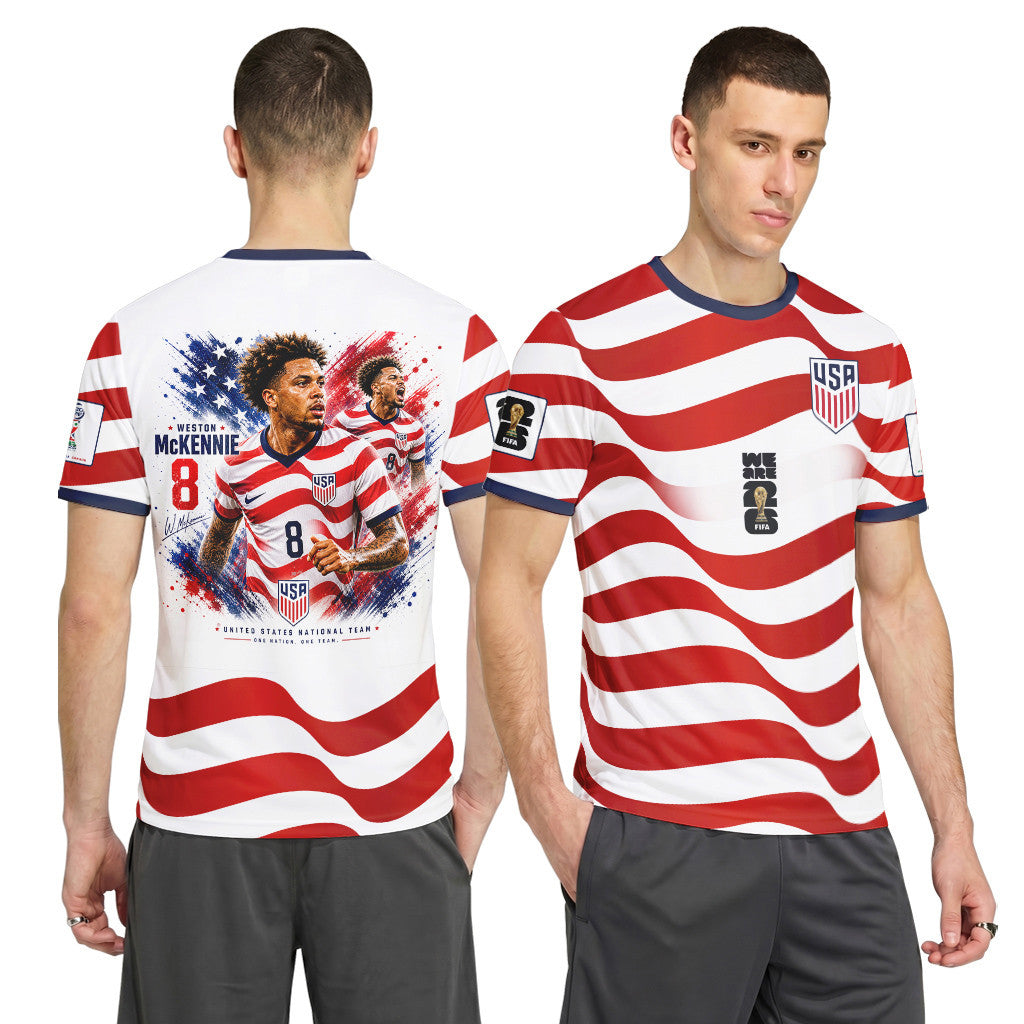 Weston McKennie AOP T-Shirt 2026 USA World Cup