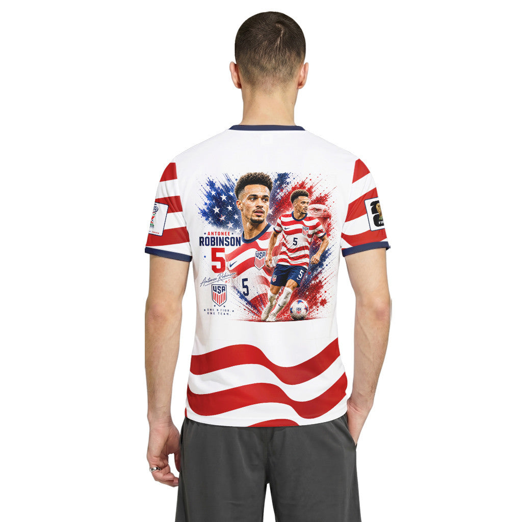 Antonee Robinson 5 AOP T-Shirt 2026 USA World Cup