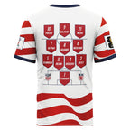 USA Starting XI World Cup 2026 Stripe AOP T-Shirt