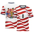 USA Soccer Stars World Cup 2026 Stripe AOP T-Shirt