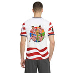 USA Soccer Stars World Cup 2026 Stripe AOP T-Shirt