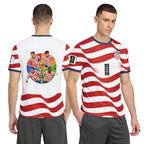 USA Soccer Stars World Cup 2026 Stripe AOP T-Shirt