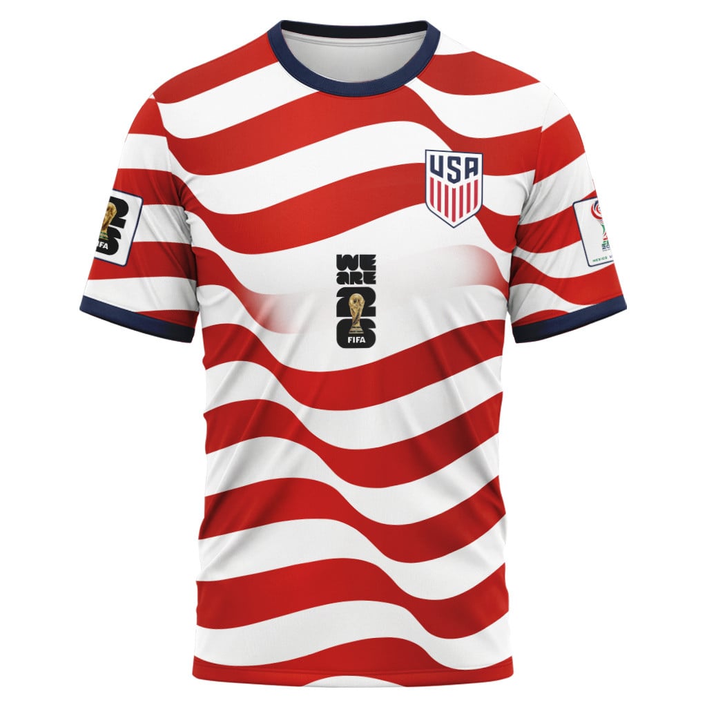 USA Football Team World Cup 2026 AOP T-Shirt