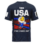 USA AOP T-Shirt Eagle Stars Away World Cup 2026