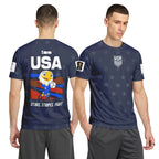 USA AOP T-Shirt Eagle Stars Away World Cup 2026