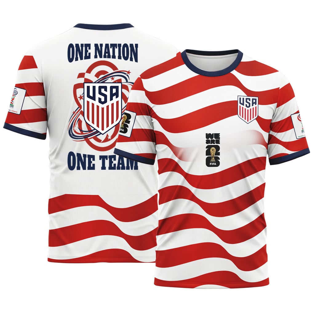 USA AOP T-Shirt Nation Of Champions Home World Cup 2026