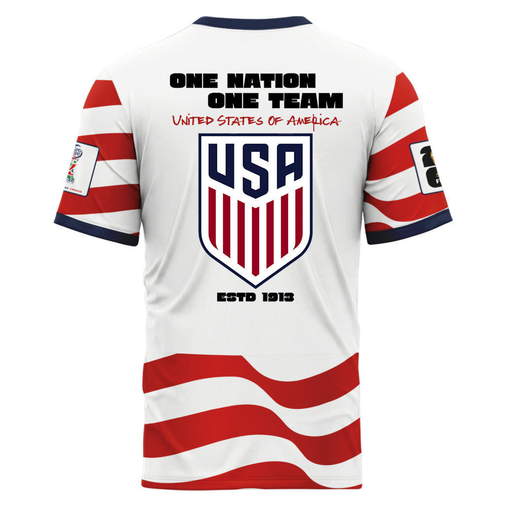 USA AOP T-Shirt World Cup 2026 One Nation One Team Home Edition