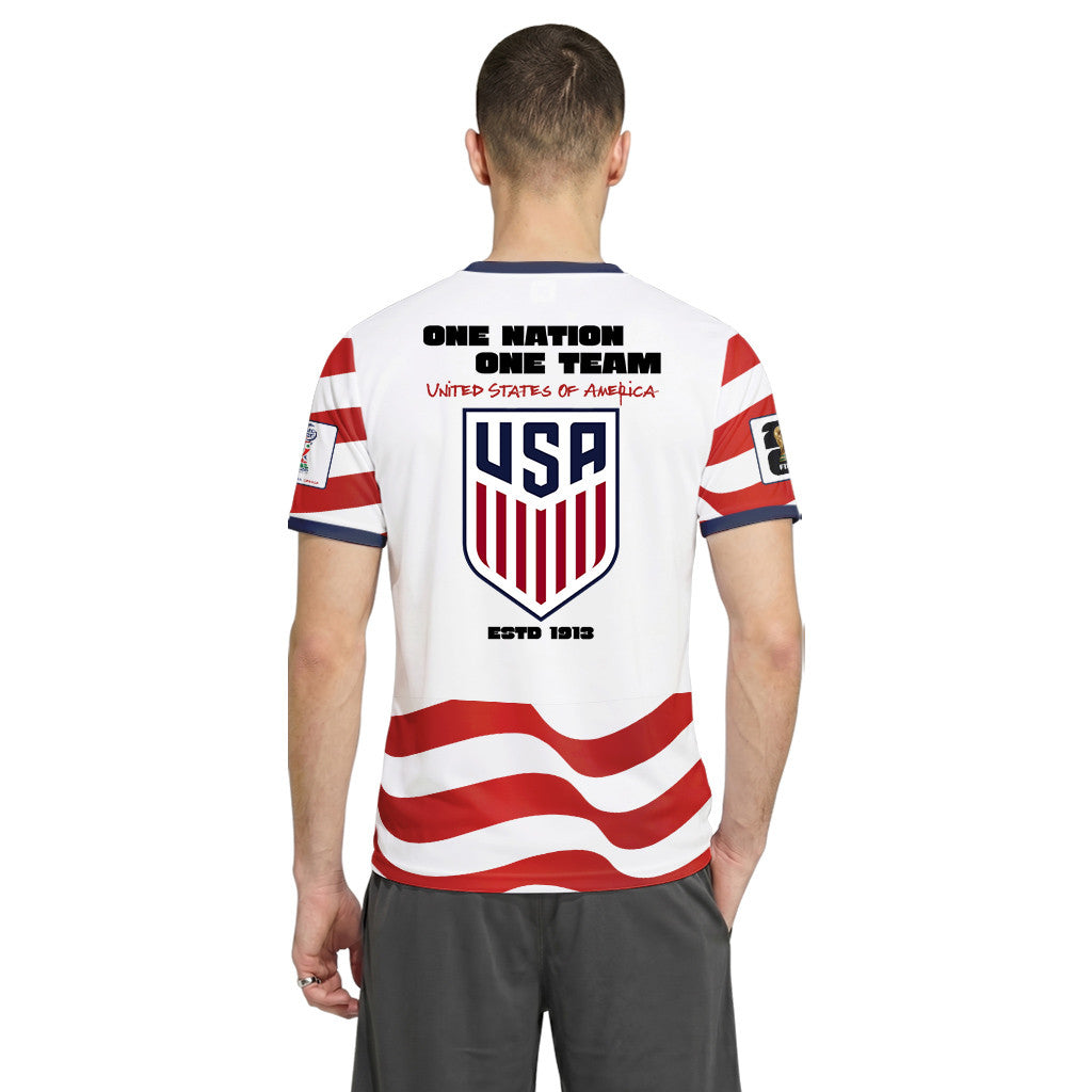 USA AOP T-Shirt World Cup 2026 One Nation One Team Home Edition