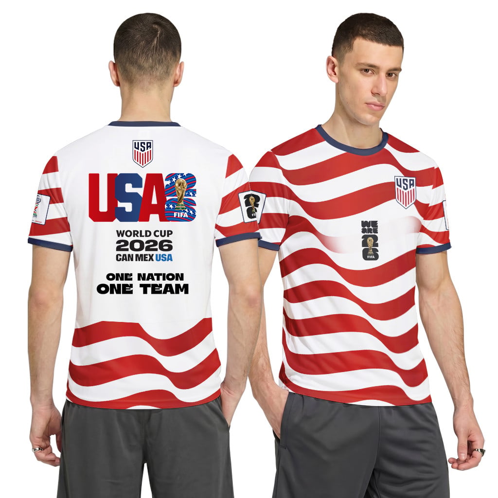 USA AOP T-Shirt World Cup 2026 Born To Win Home Style