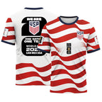 USA AOP T-Shirt World Cup 2026 USA Victory Wave Home Edition