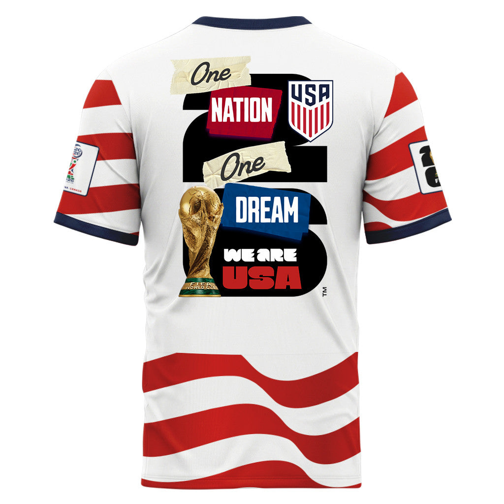 USA AOP T-Shirt World Cup 2026 American Dream Team Home Version