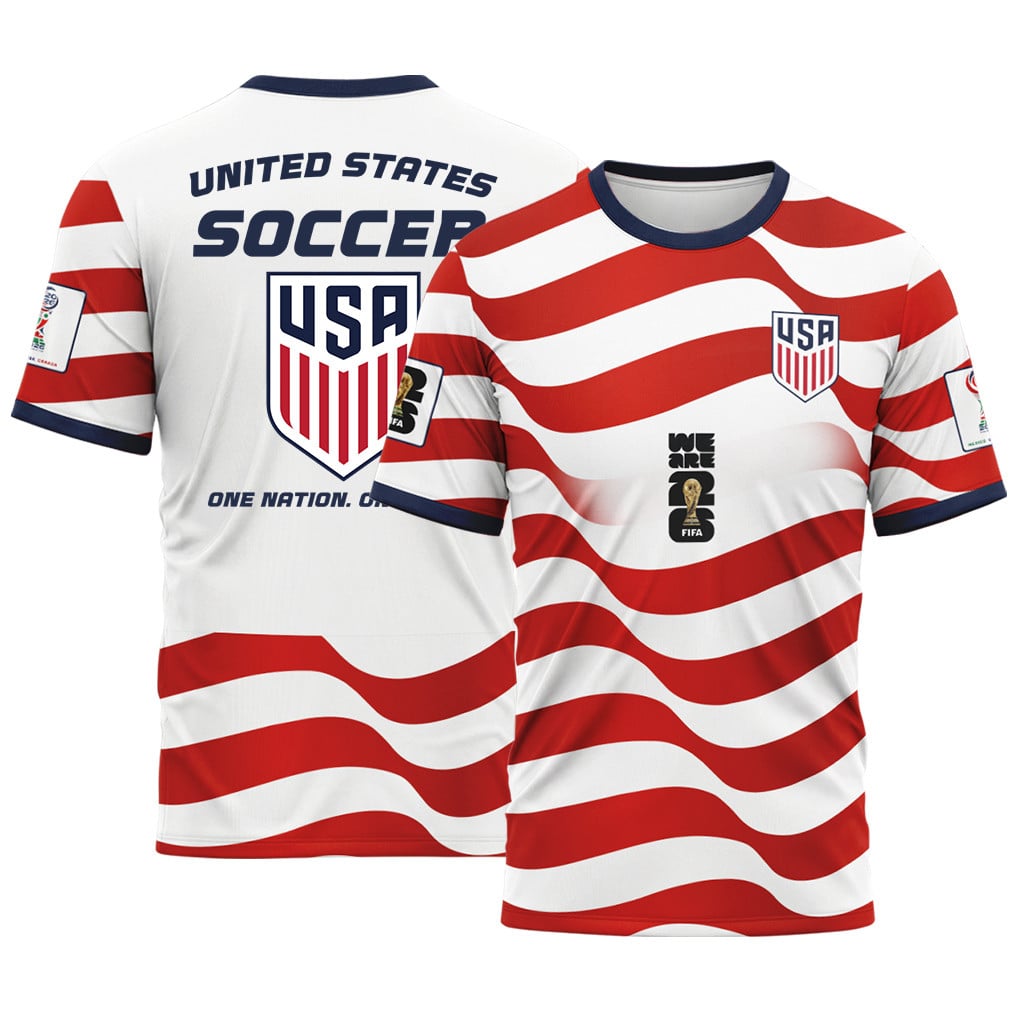 USA AOP T-Shirt World Cup 2026 Spirit Home Edition