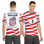 USA AOP T-Shirt World Cup 2026 Fearless American Pride Home Style