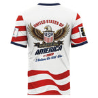 USA AOP T-Shirt World Cup 2026 USA Eagle Shield Graphic Home Style