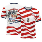 USA AOP T-Shirt World Cup 2026 Patriotic Eagle Art Home Edition