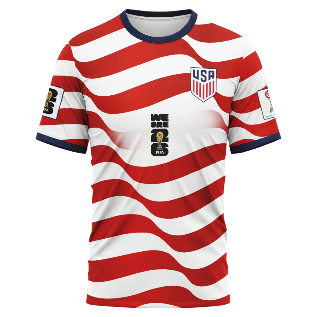 USA AOP T-Shirt World Cup 2026 One Nation One Team Champions Cup Home Edition