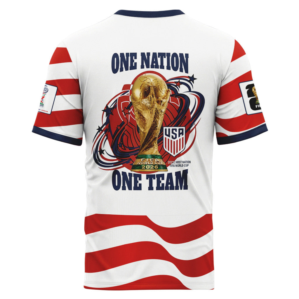 USA AOP T-Shirt World Cup 2026 One Nation One Team Champions Cup Home Edition