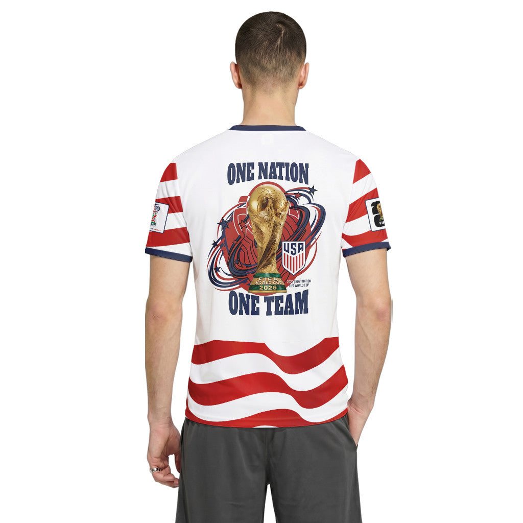 USA AOP T-Shirt World Cup 2026 One Nation One Team Champions Cup Home Edition