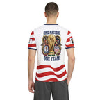USA AOP T-Shirt World Cup 2026 One Nation One Team USA Home Version