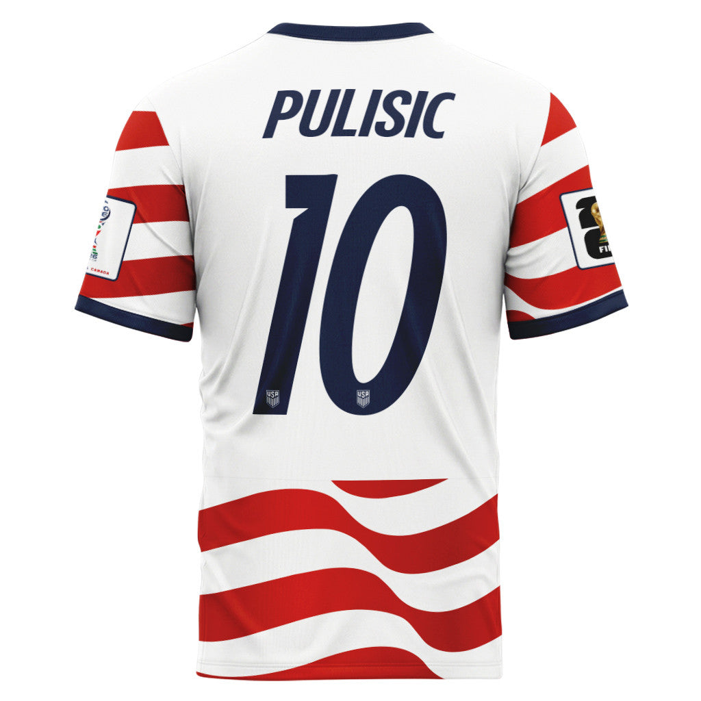 Christian Pulisic 10 2026 World Cup USA Home AOP T-Shirt