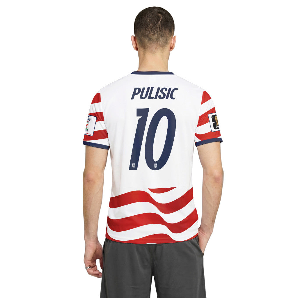 Christian Pulisic 10 2026 World Cup USA Home AOP T-Shirt