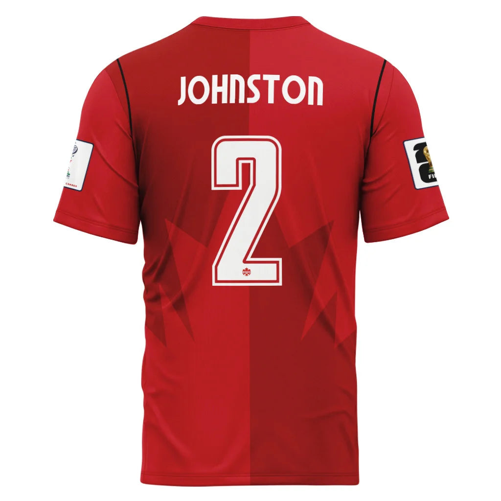 Canada Johnston 2 AOP T-Shirt World Cup 2026 Home