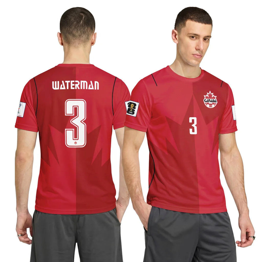 Canada Waterman 3 AOP T-Shirt World Cup 2026 Home