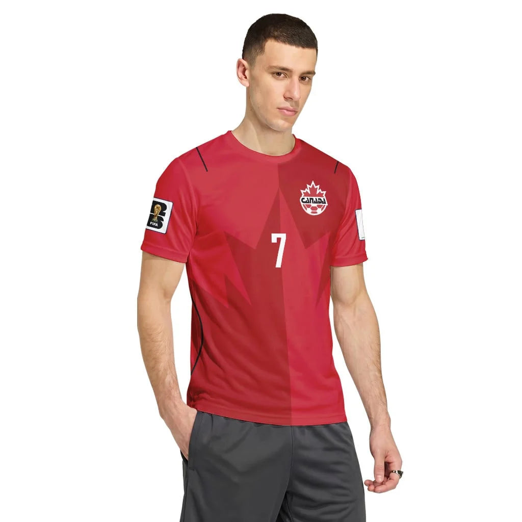 Eust?quio 7 AOP T-Shirt Canada World Cup 2026 Home