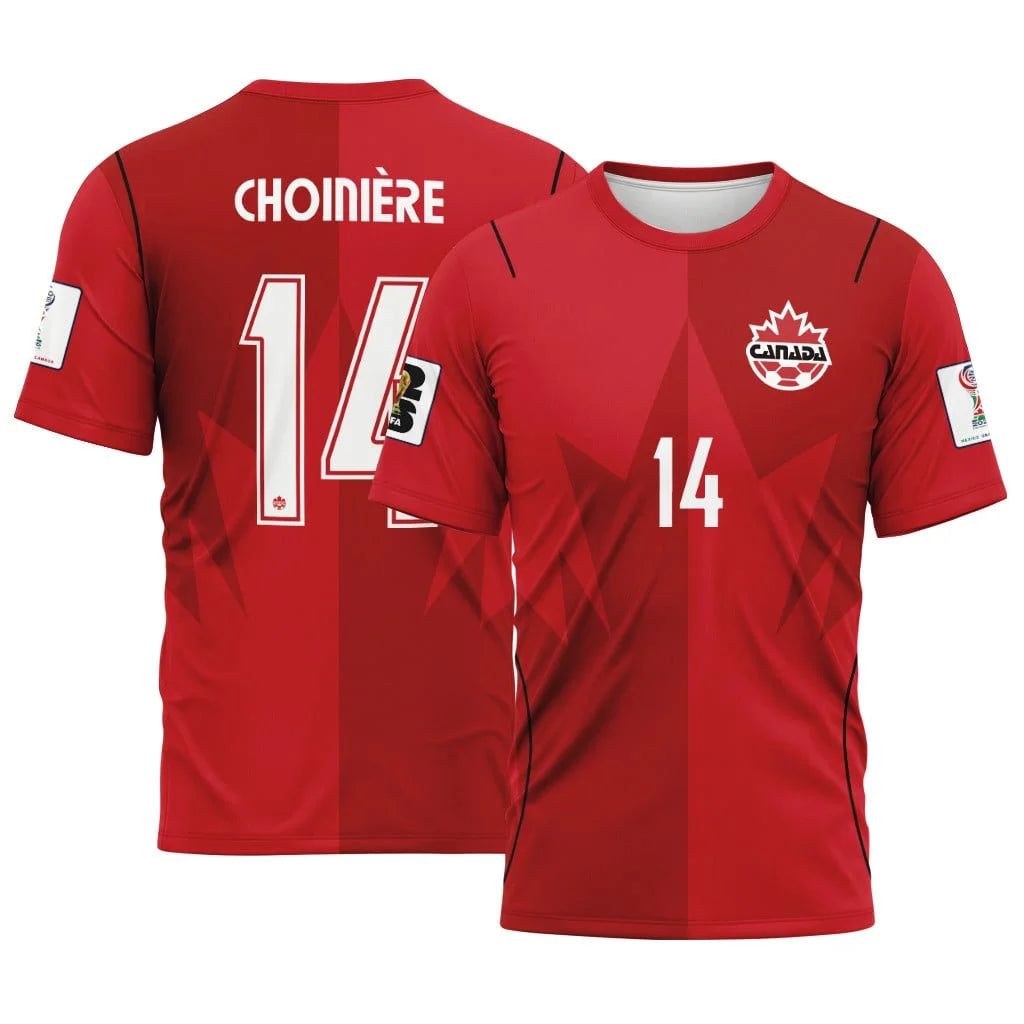 Choini?re 14 AOP T-Shirt Canada World Cup 2026 Home
