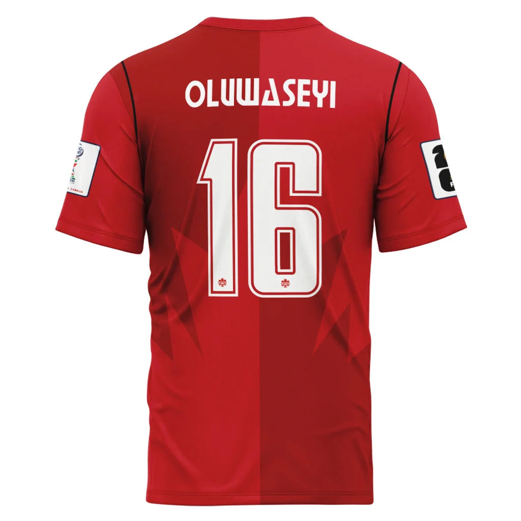 Oluwaseyi 16 AOP T-Shirt Canada World Cup 2026 Home