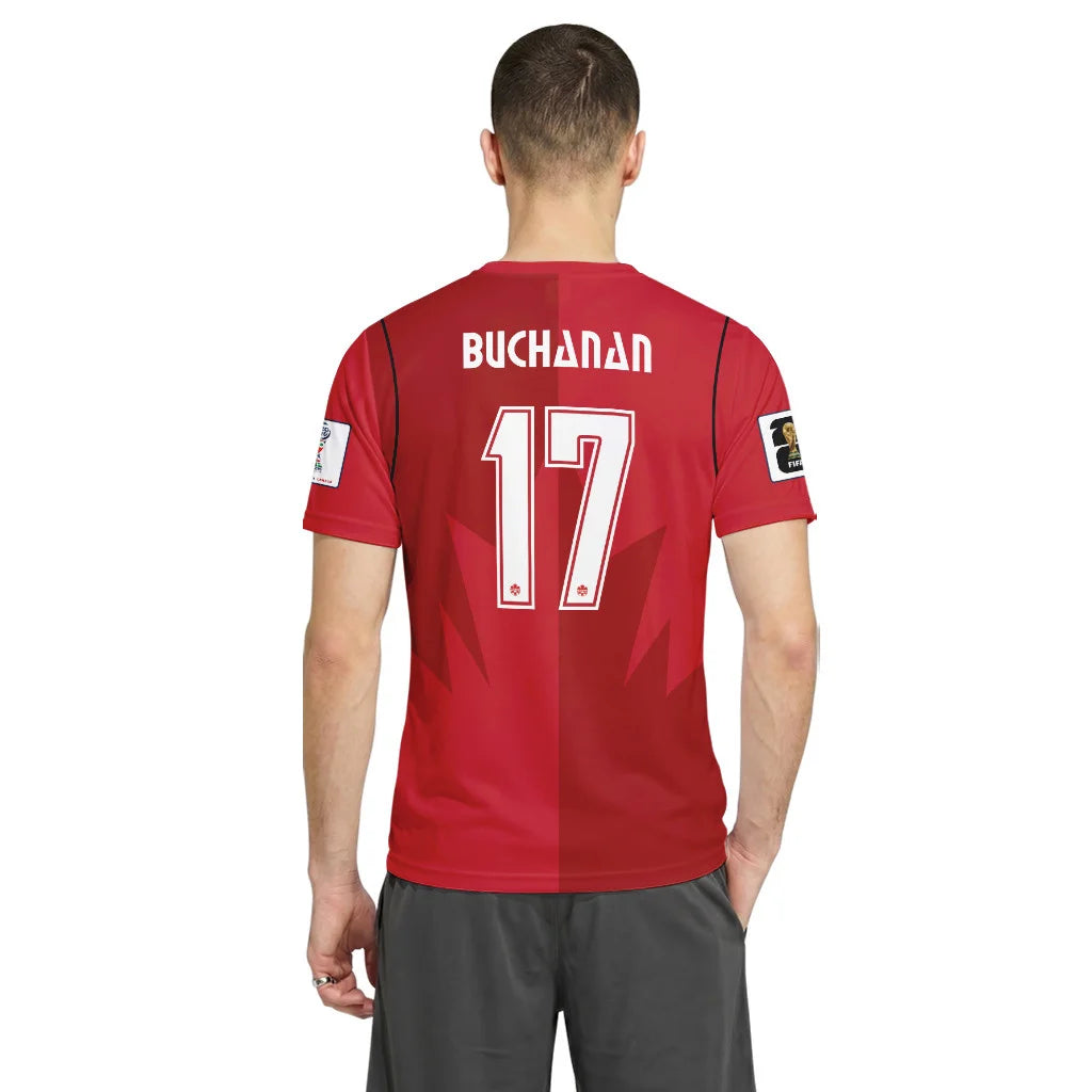 Buchanan 17 AOP T-Shirt Canada World Cup 2026 Home