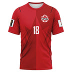 Saliba 18 AOP T-Shirt Canada World Cup 2026 Home