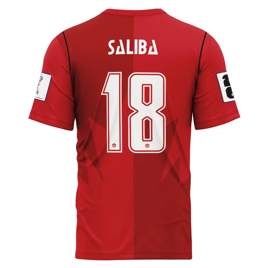 Saliba 18 AOP T-Shirt Canada World Cup 2026 Home