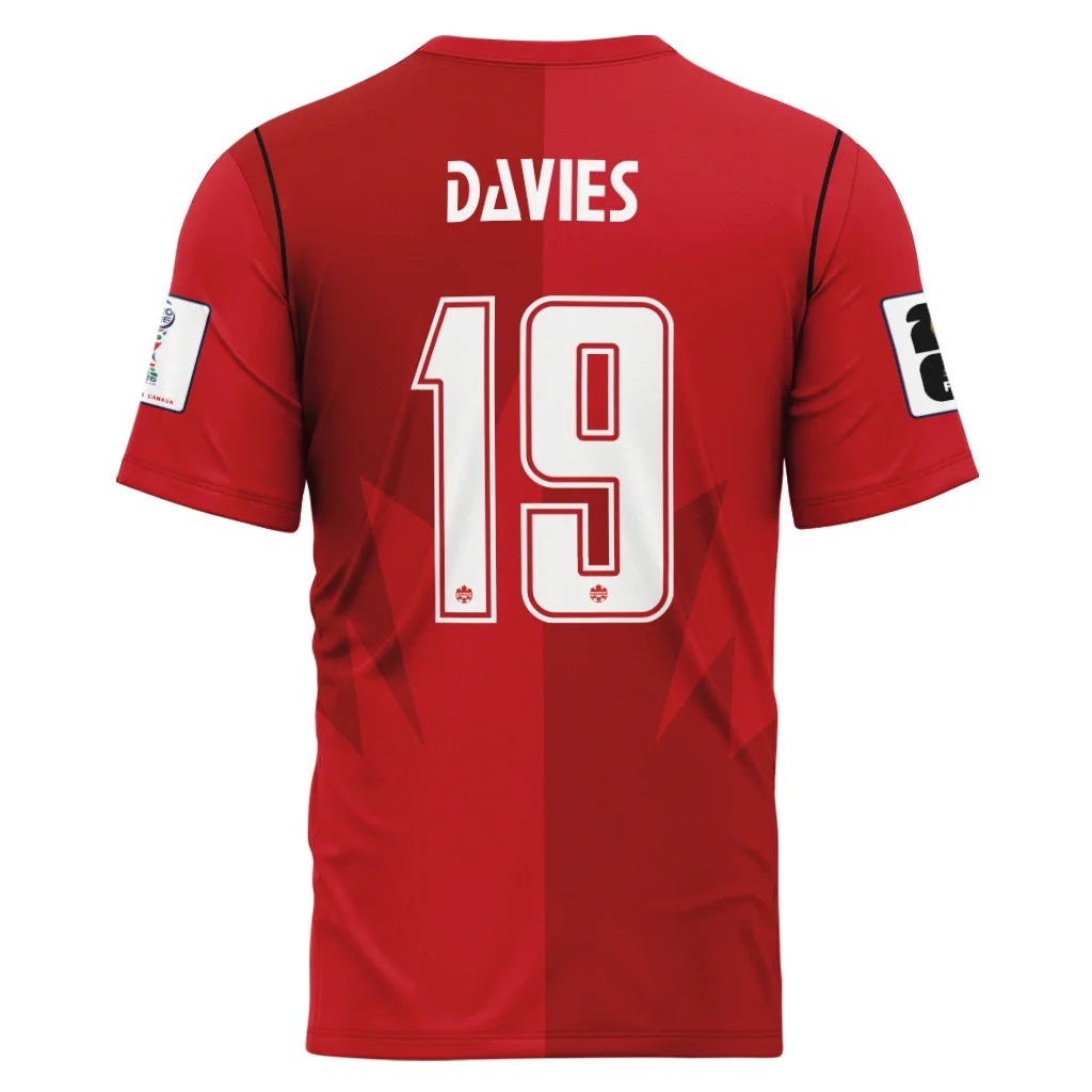 Davies 19 AOP T-Shirt Canada World Cup 2026 Home