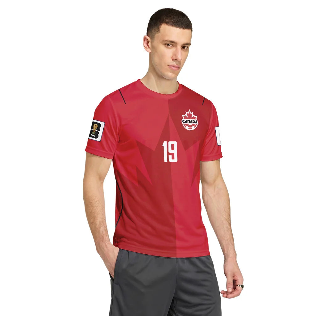 Davies 19 AOP T-Shirt Canada World Cup 2026 Home