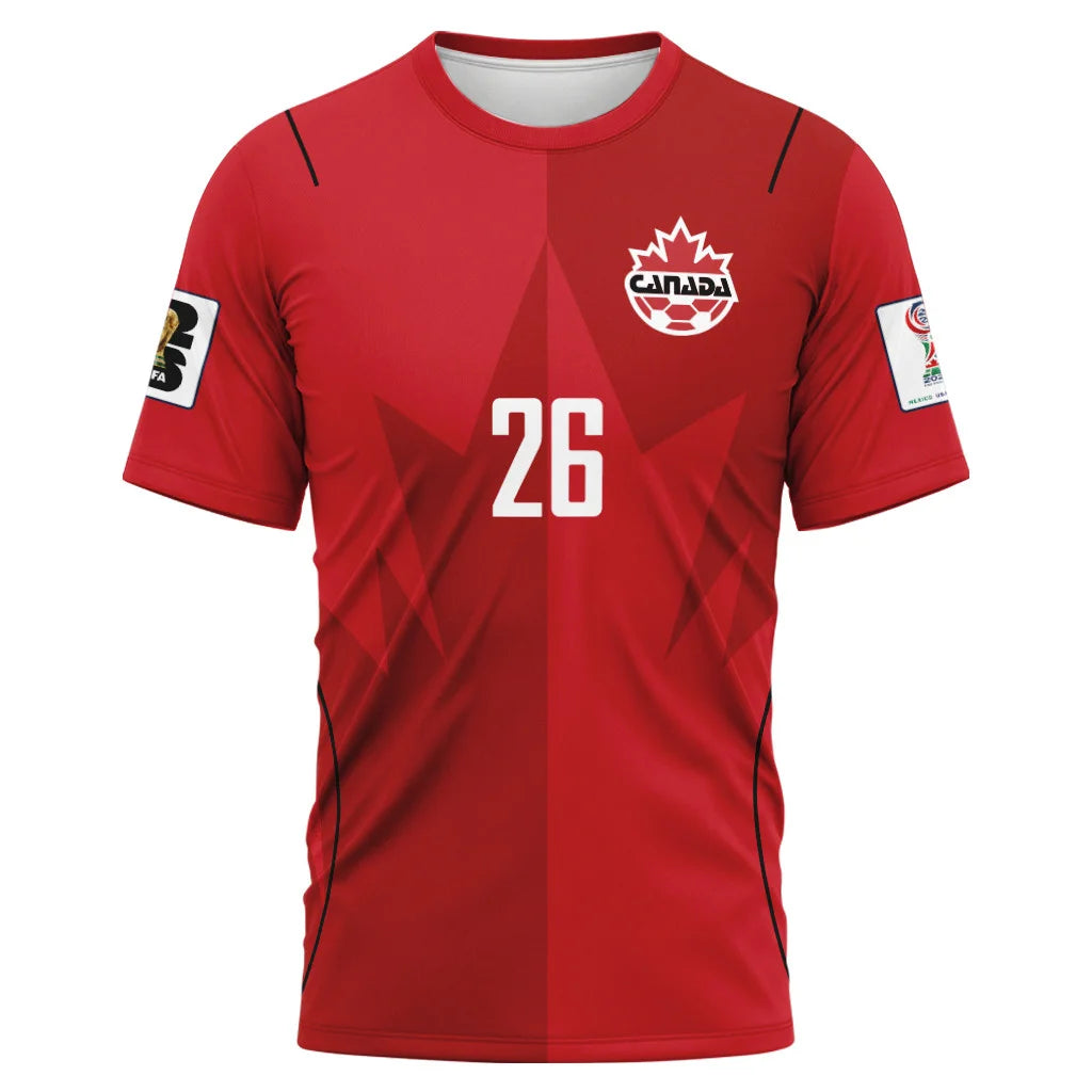 De Fougerolles 26 AOP T-Shirt Canada World Cup 2026 Home