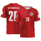 De Fougerolles 26 AOP T-Shirt Canada World Cup 2026 Home
