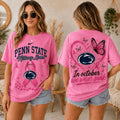 Penn State Nittany Lions 2026 NCAA Pink October Breast Cancer Awareness Fan Pride Unisex Hoodie T-Shirt