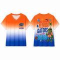 Florida Gators NCAA Tropical Beach Vibes All Over Print Unisex V Neck T Shirt