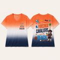 Virginia Cavaliers NCAA Tropical Beach Vibes All Over Print Unisex V Neck T Shirt