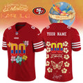 San Francisco 49ers x Karol G VIAJANDO POR EL MUNDO TROPITOUR Signature Football Jersey