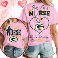Green Bay Packers NFL Night Shift Never Misses Game Day Halloween Nurse Unisex 3D Shirt, Football New Design Shirt