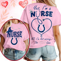 Indianapolis Colts NFL Night Shift Never Misses Game Day Halloween Nurse Unisex 3D Shirt, Football New Design Shirt
