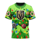 NHL Vegas Golden Knights Specialized Christmass Tree Color And City’s Sport Teams Hoodie, T Shirt