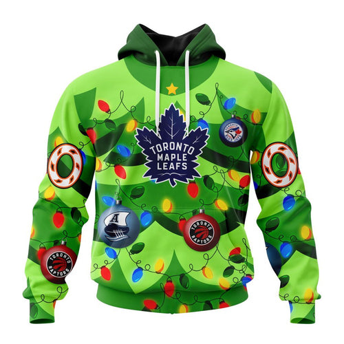 NHL Toronto Maple Leafs Specialized Christmass Tree Color And City’s Sport Teams Hoodie, T Shirt